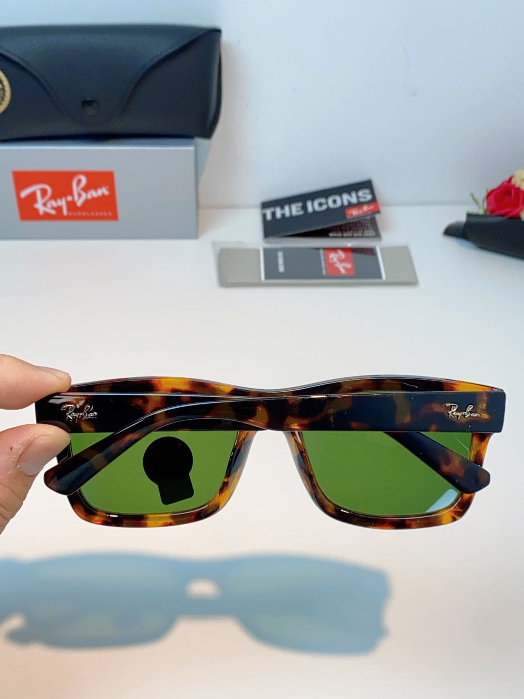 High quality tempered glass sunglasses for men