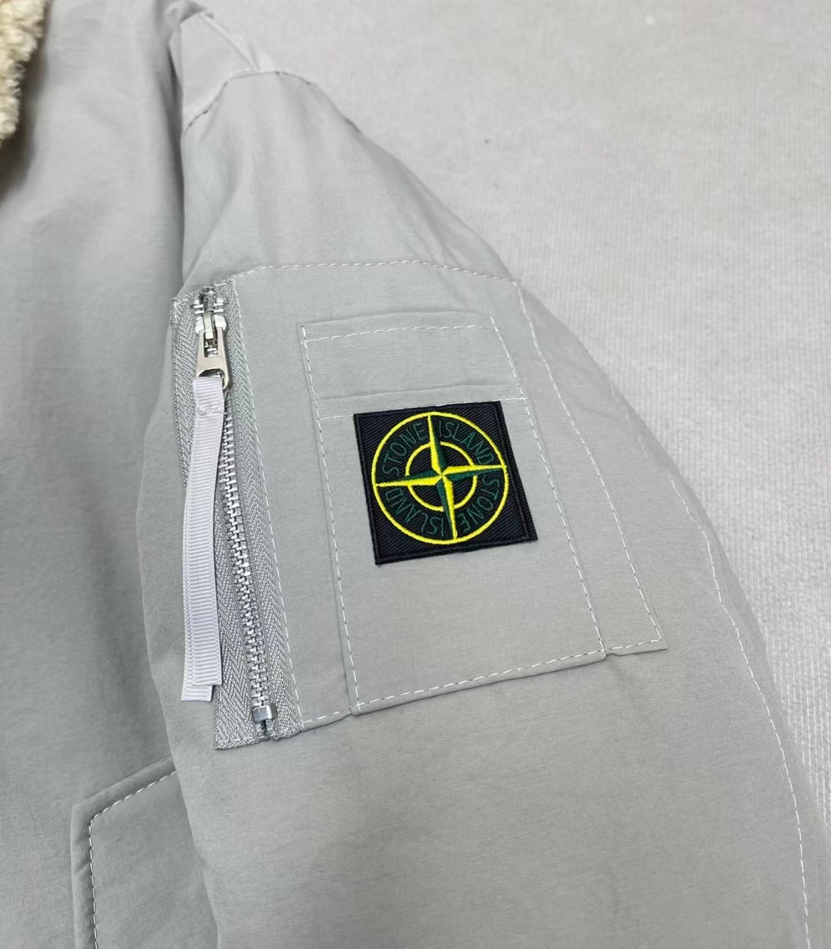 Detachable lambhair collar cotton jacket