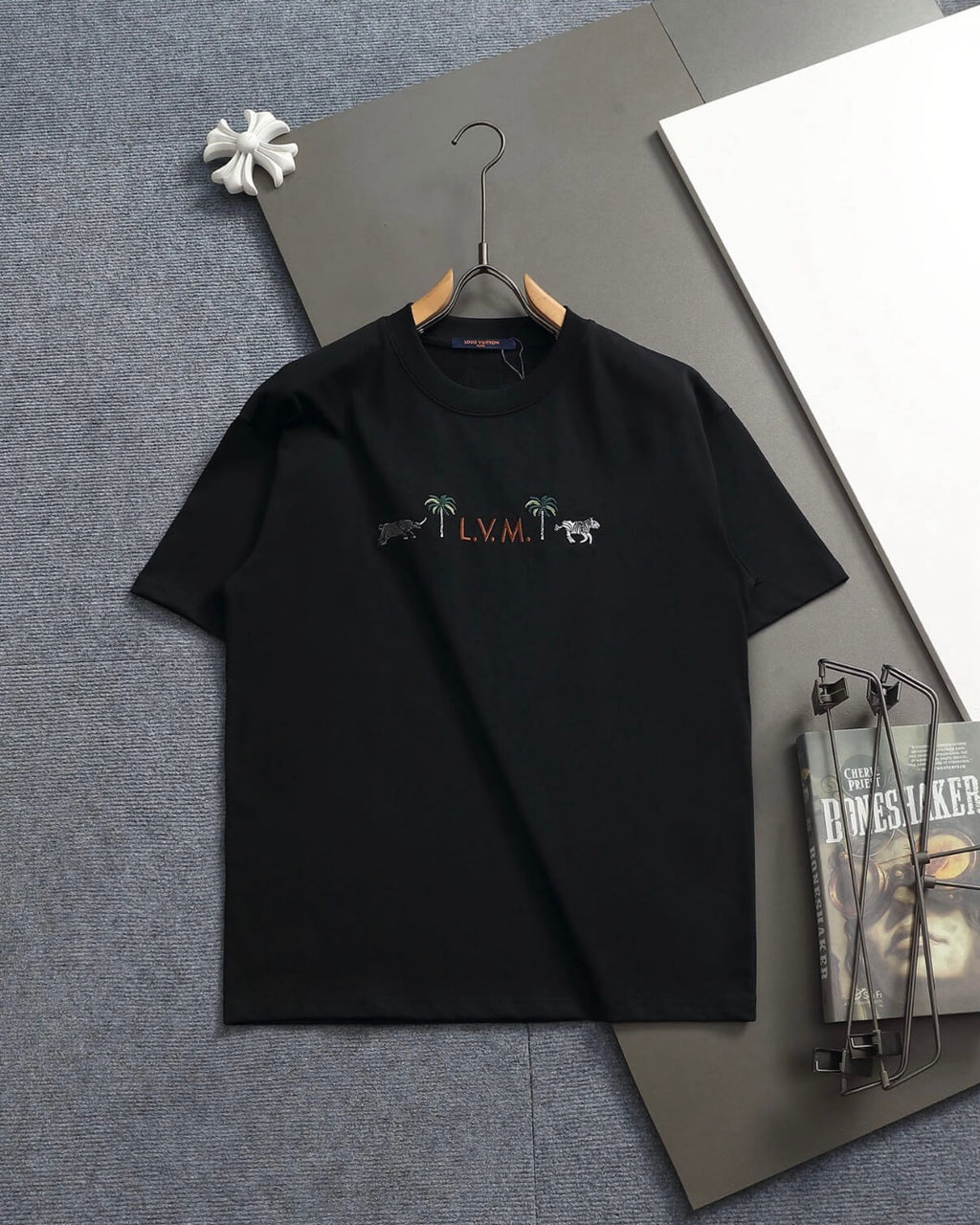 New Embroidered Short-Sleeve T-Shirt