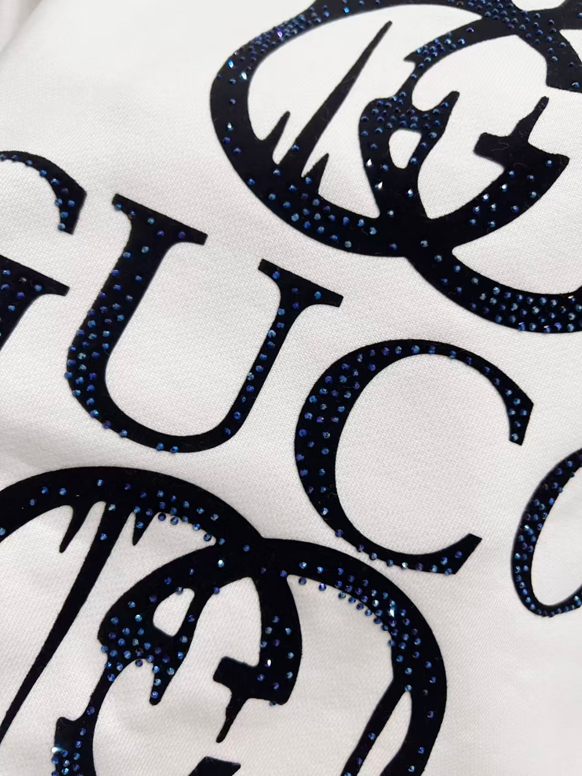 New flocking printed hoodie