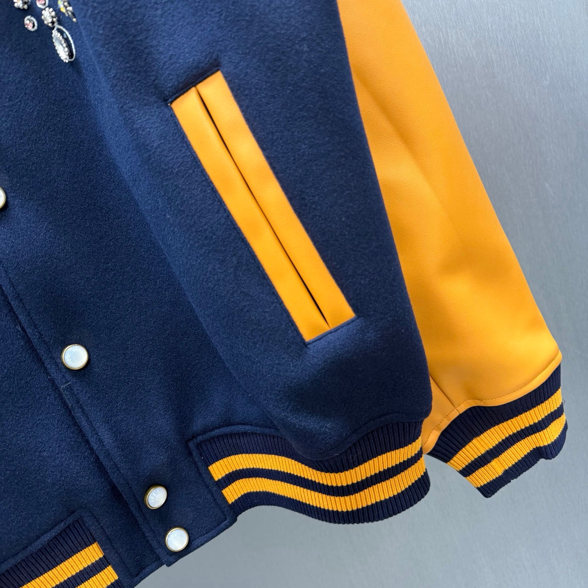 Decorative baseball jacket