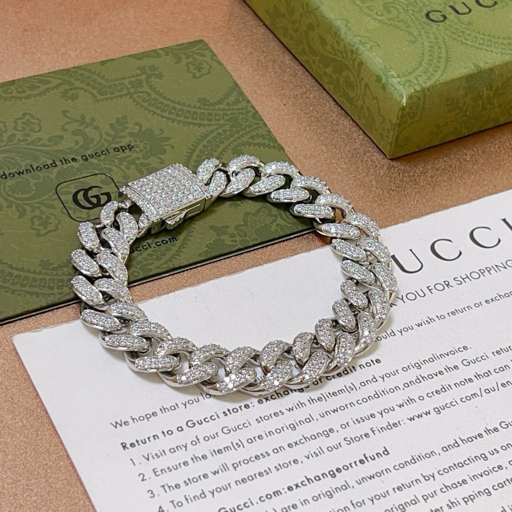 Full Diamond Luxury Hip Hop Bracelet