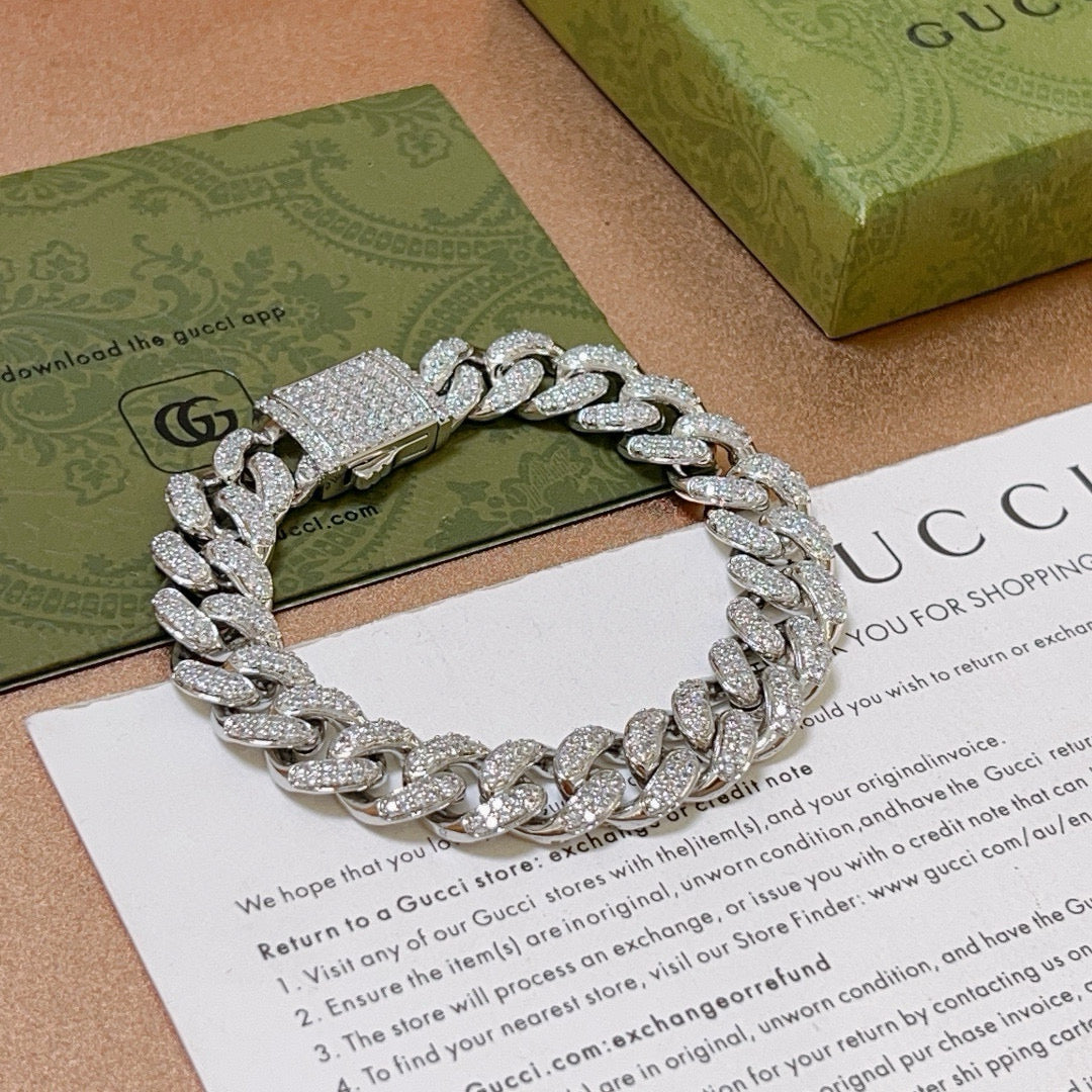 Full Diamond Luxury Hip Hop Bracelet