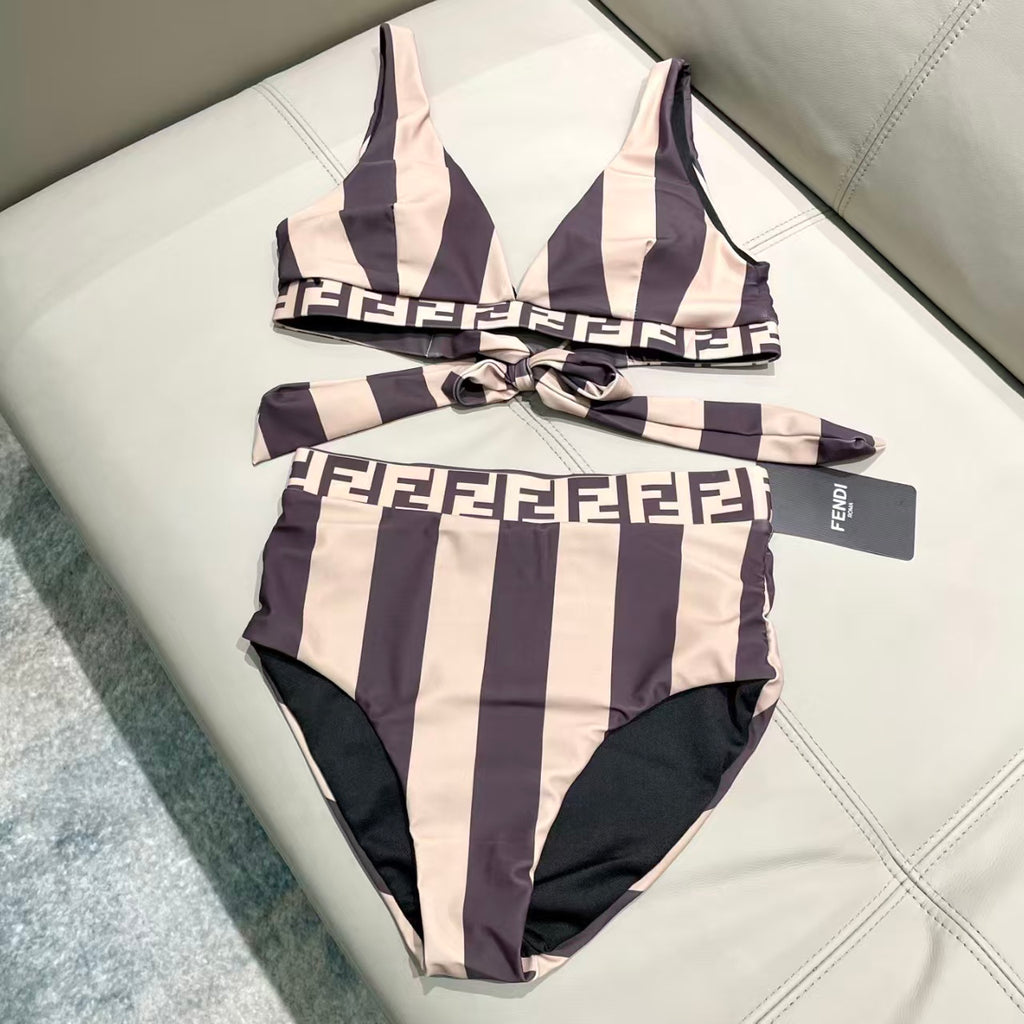 New striped swimsuit