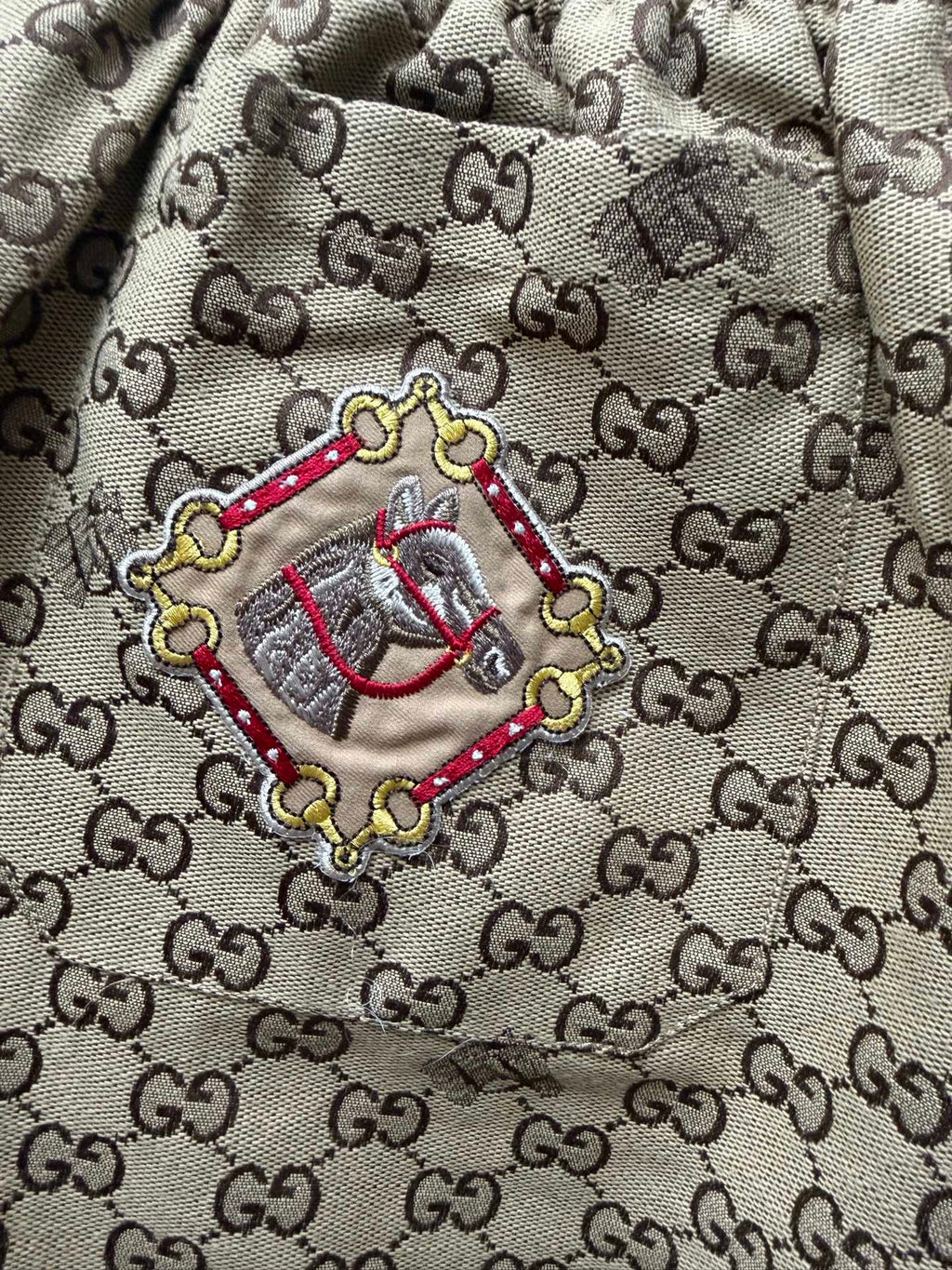Spring and summer new equestrian embroidery square collar single breasted full printed LOGO short sleeved shirt