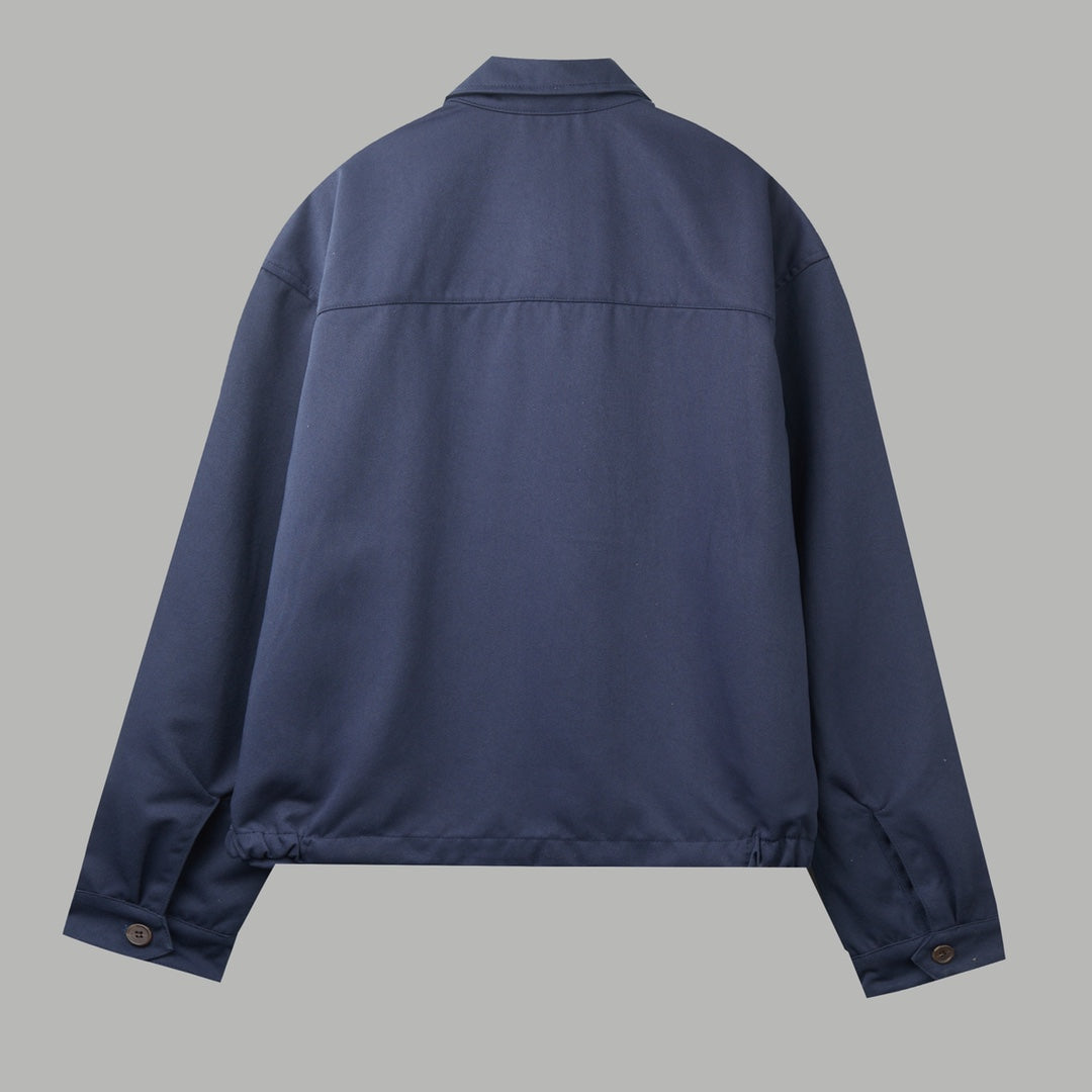 Tibetan logo zipper Harrington jacket jacket