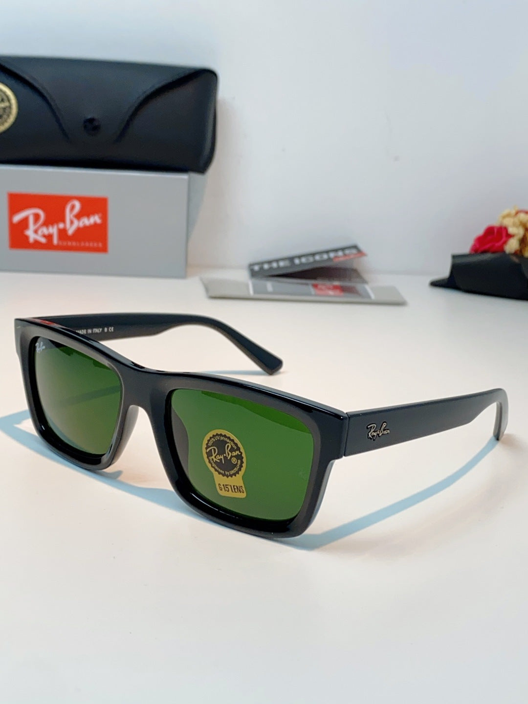 High quality tempered glass sunglasses for men