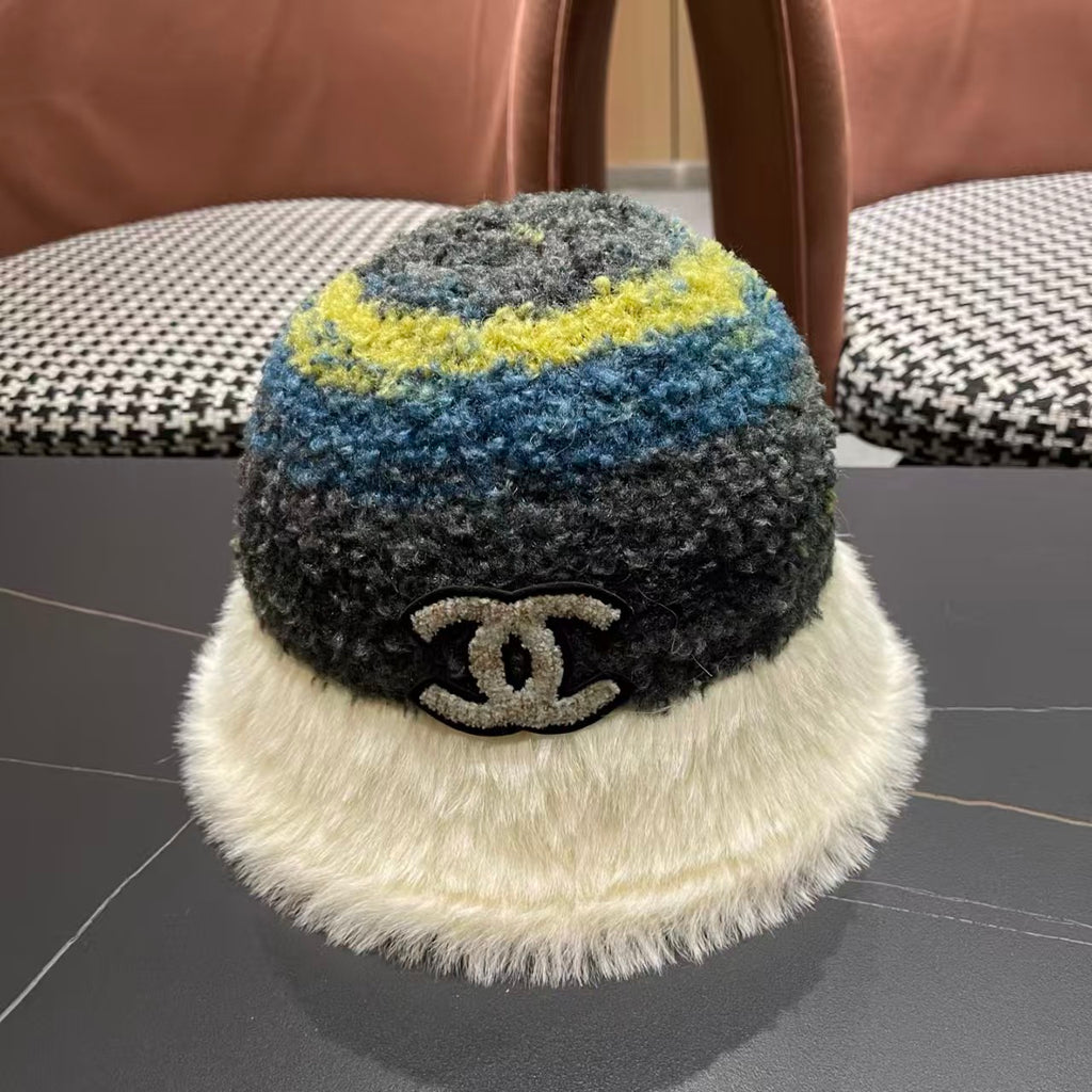 New Rainbow Knitted Basin Hat