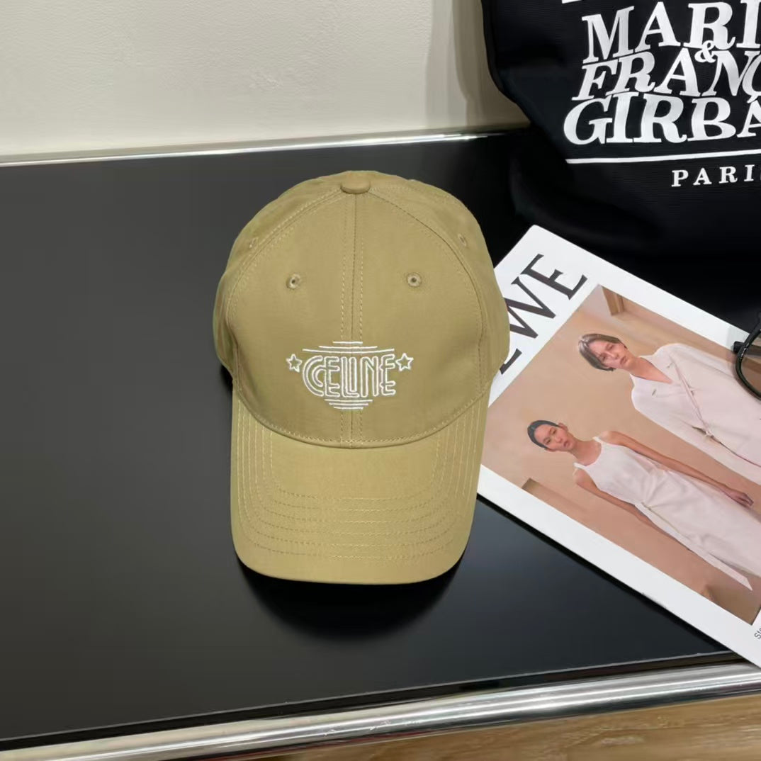 Embroidered letter baseball cap