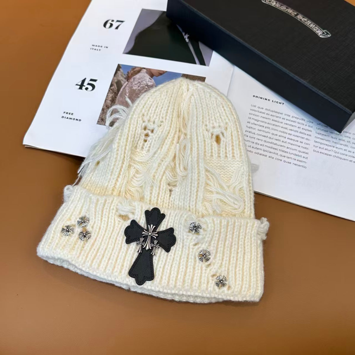 New Cross Knitted Hat