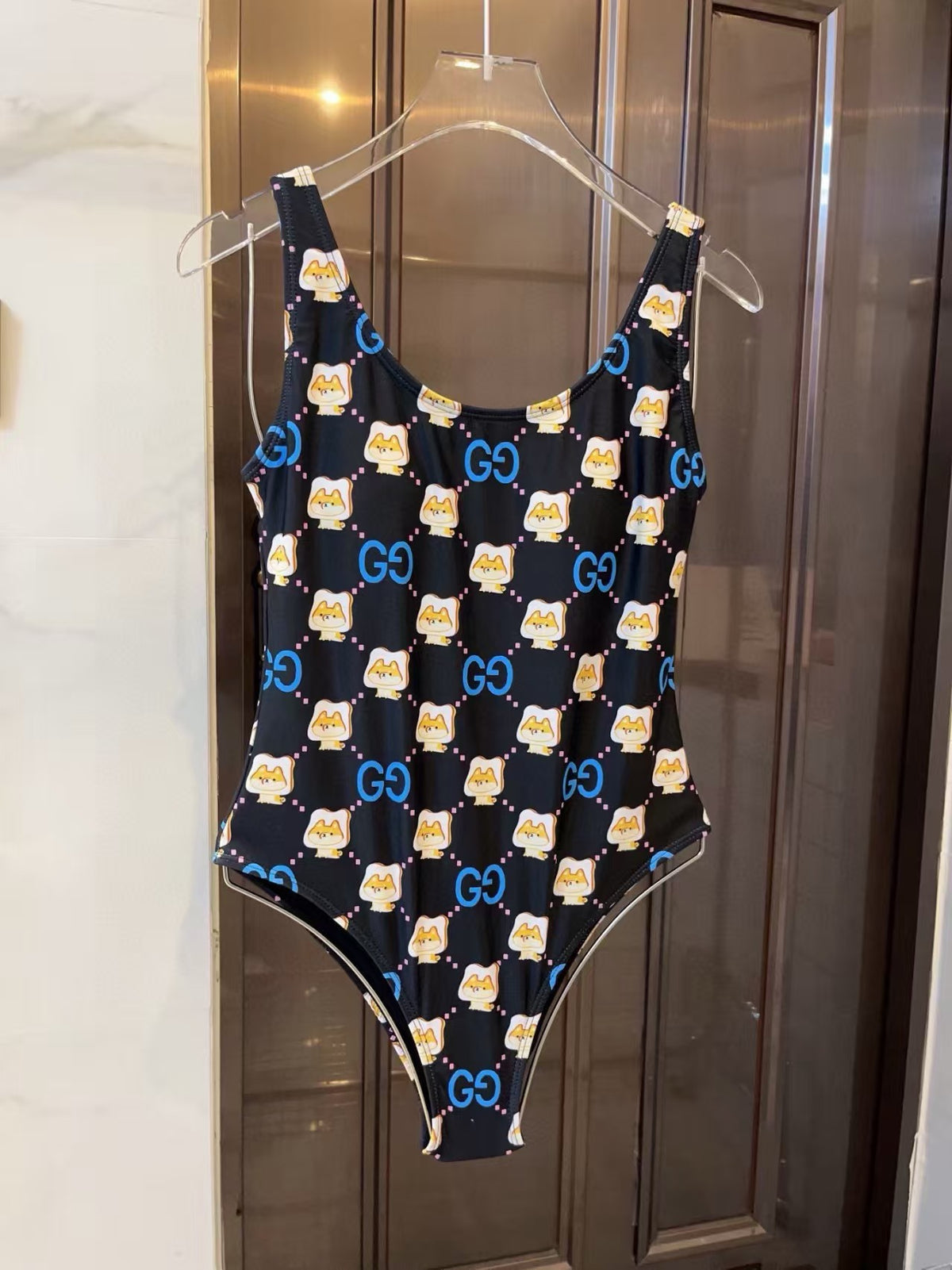 New one-piece printed swimsuit