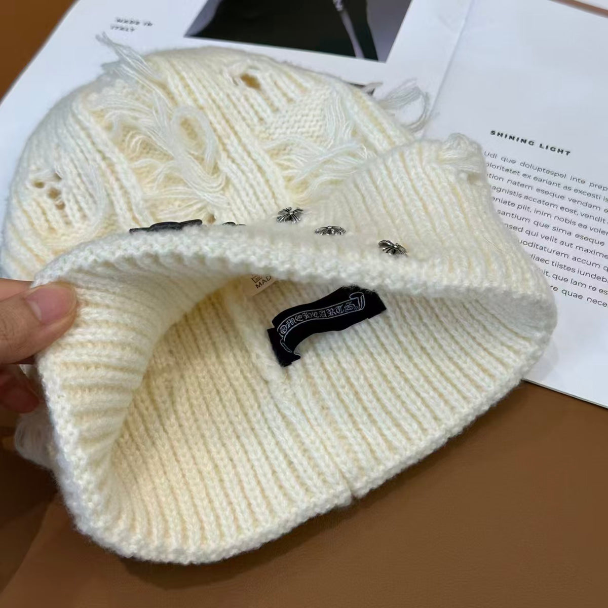 New Cross Knitted Hat