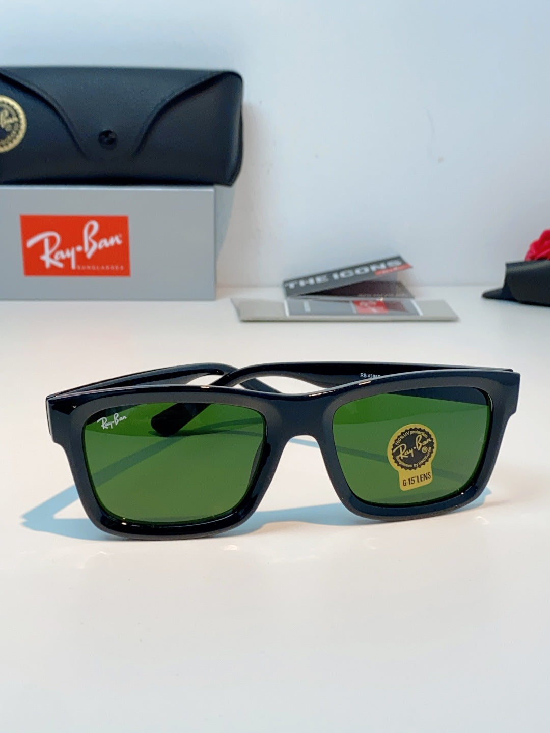 High quality tempered glass sunglasses for men