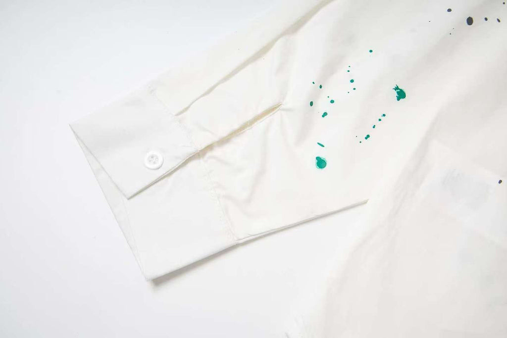 New splashed ink shirt