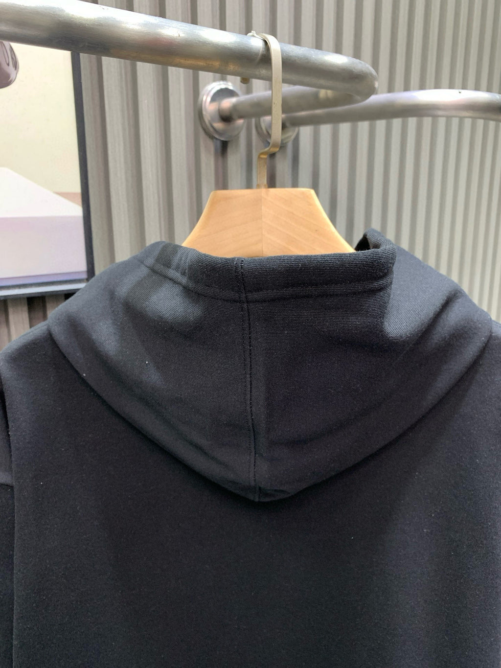 Double stranded cotton hoodie