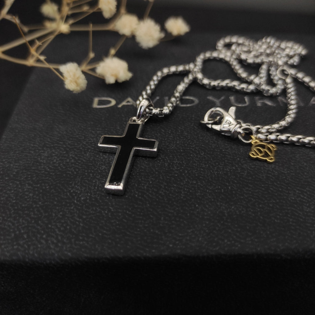 Black Cross Necklace