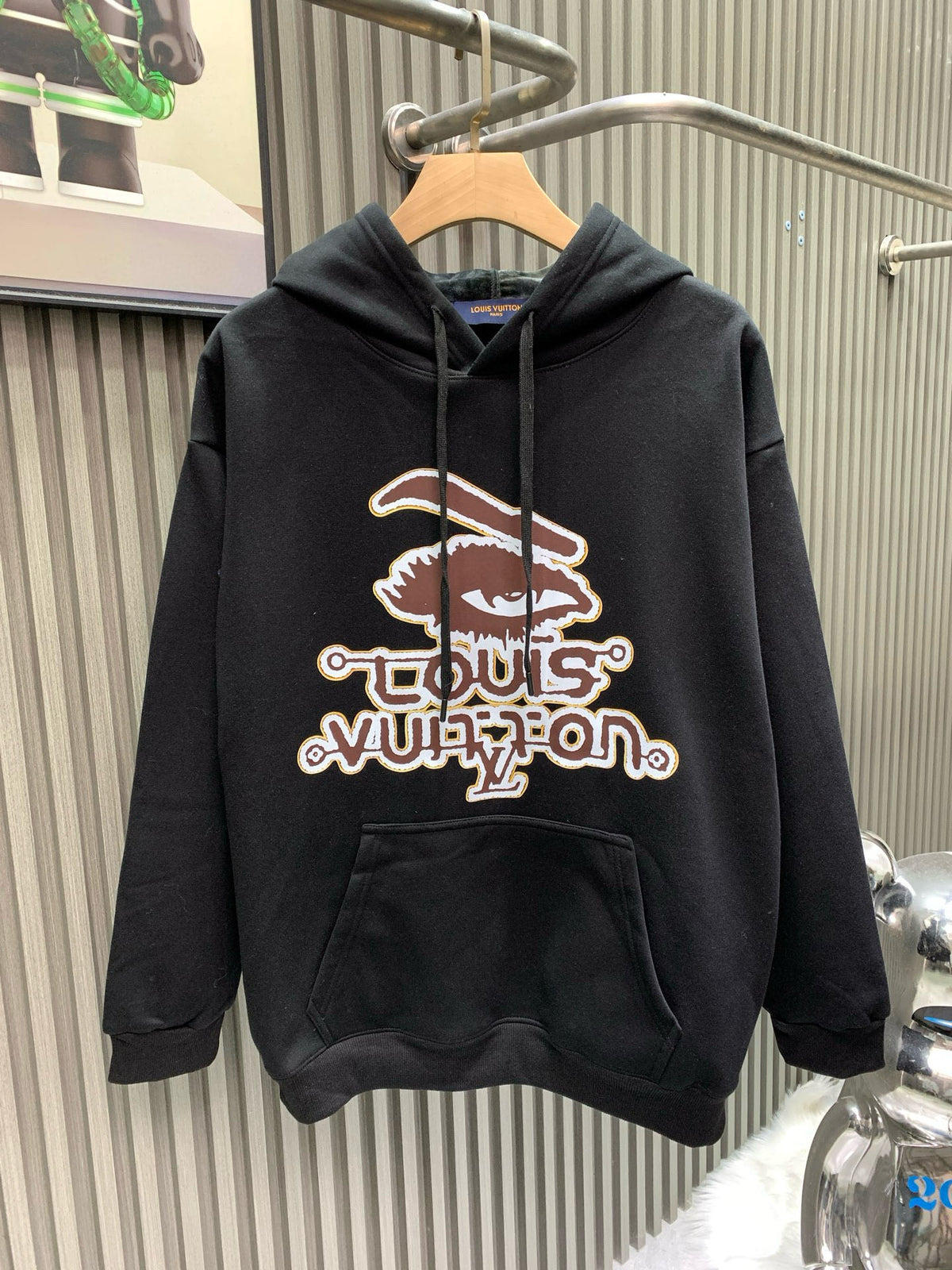Double stranded cotton hoodie