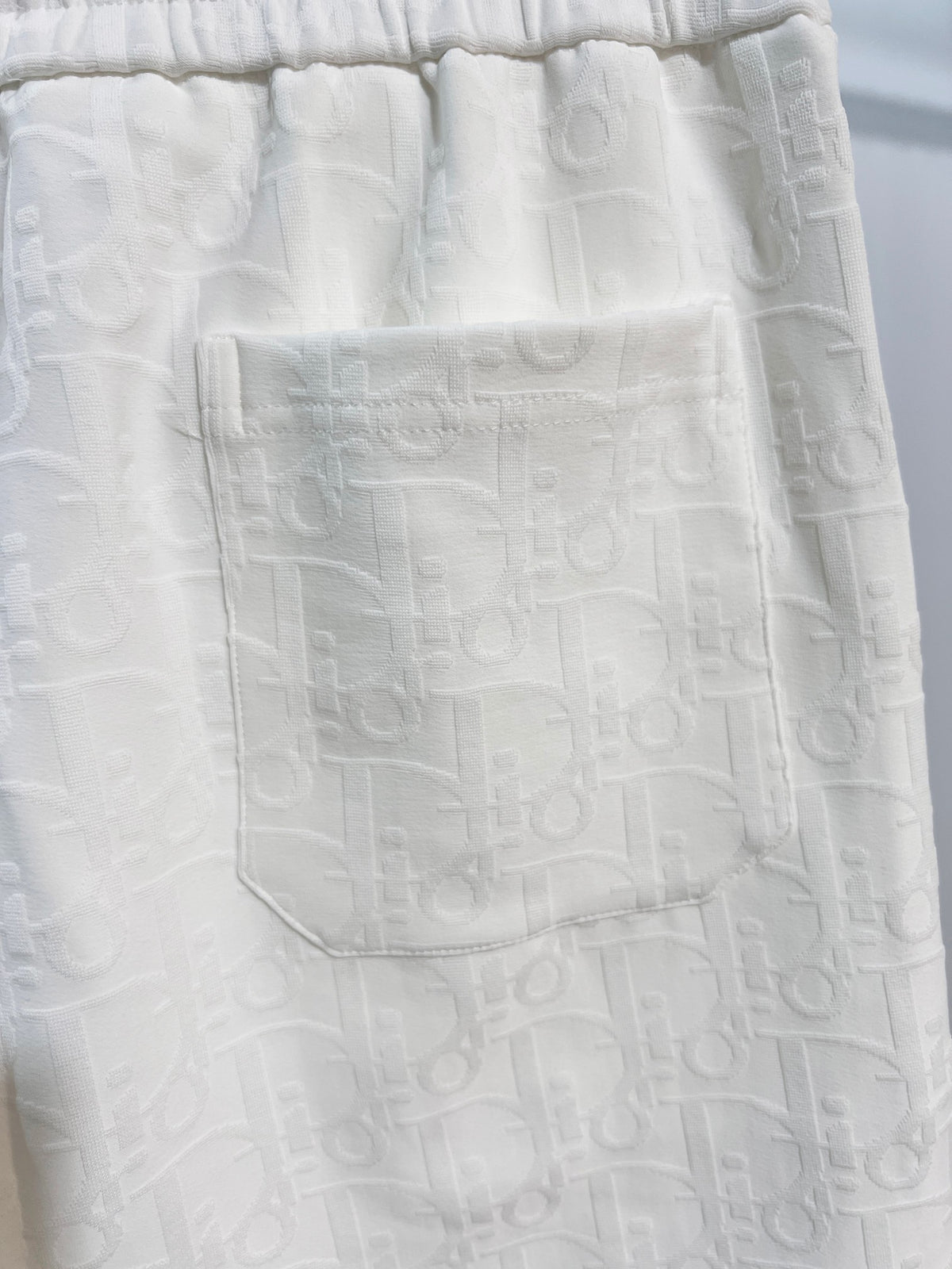 Full of floral letters, towel, jacquard casual shorts