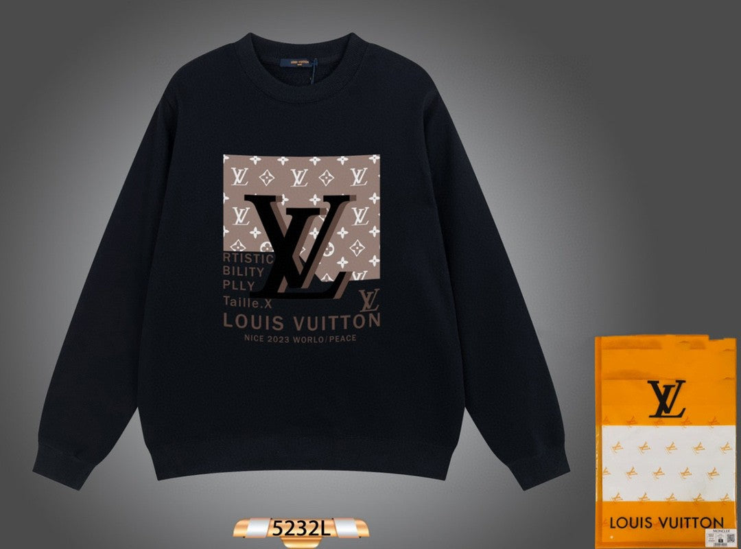 Spring and Autumn New Letter Printed Round Neck Hoodie