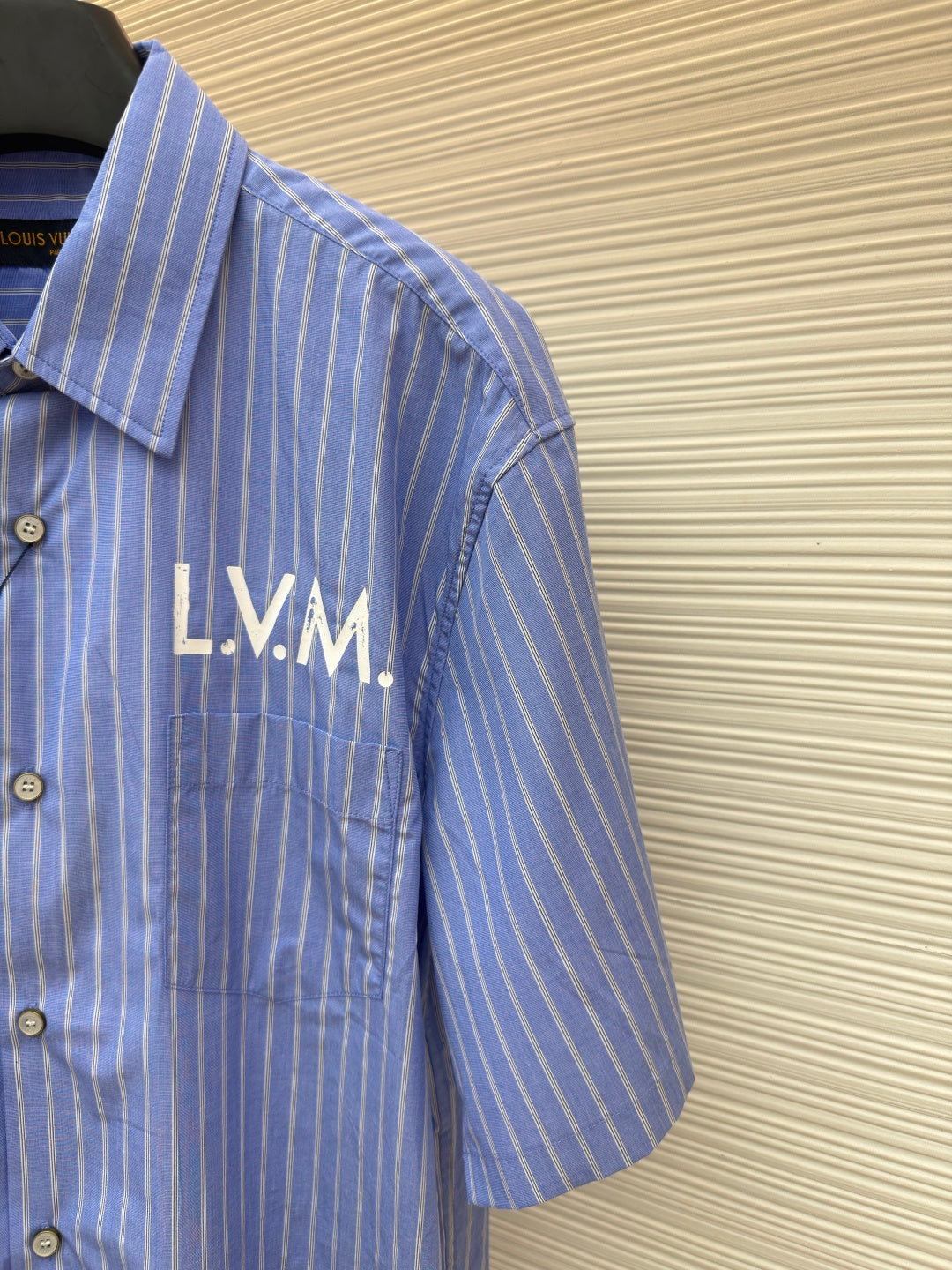 Striped jacquard printed short sleeved T-shirt