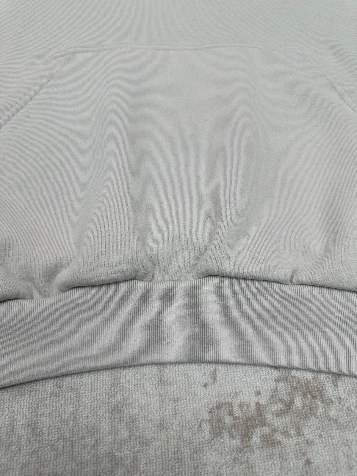 Embroidered Hoodie with Falling Shoulders
