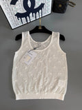 25 new diamond texture knitted vest