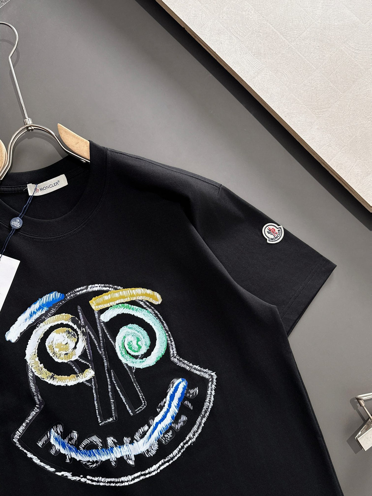 New round neck high-end pure cotton short sleeved T-shirt