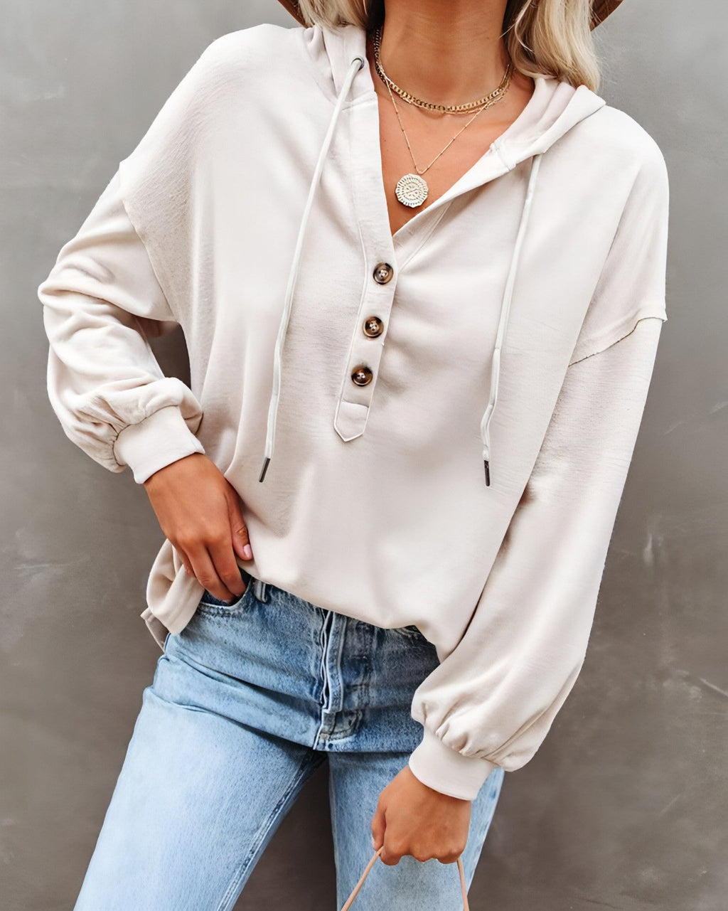 Casual Hoodie Sweatshirt Top