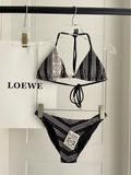 New striped swimsuit