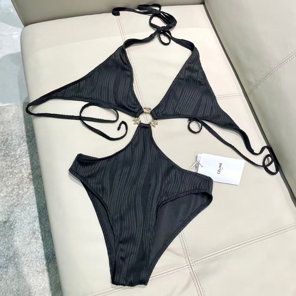 New retro patterned swimsuit