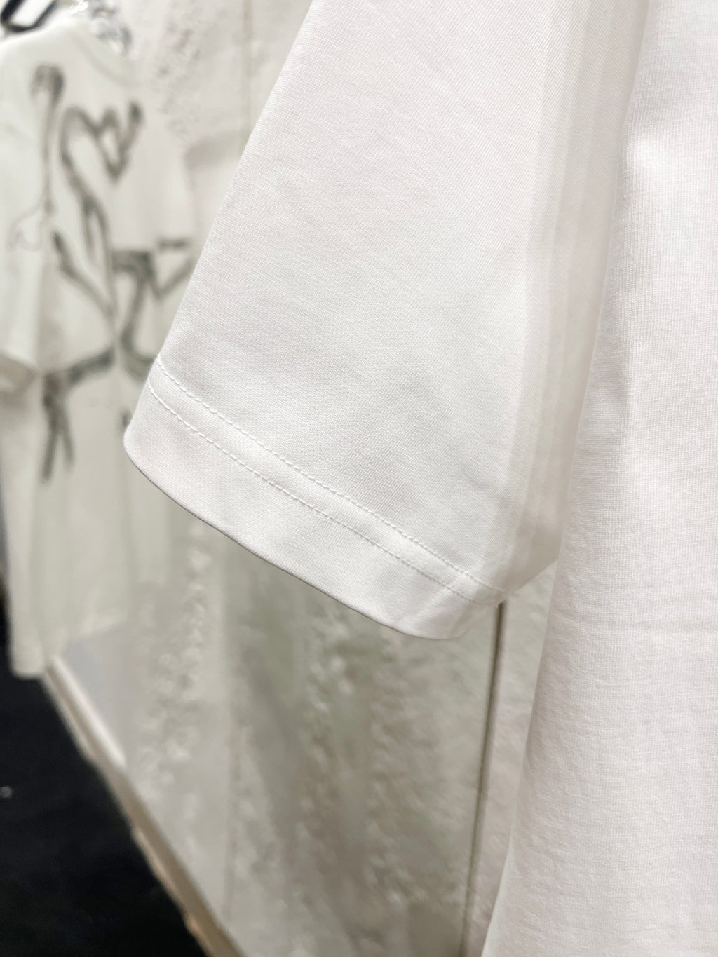 Loose hand drawn T-shirt -8