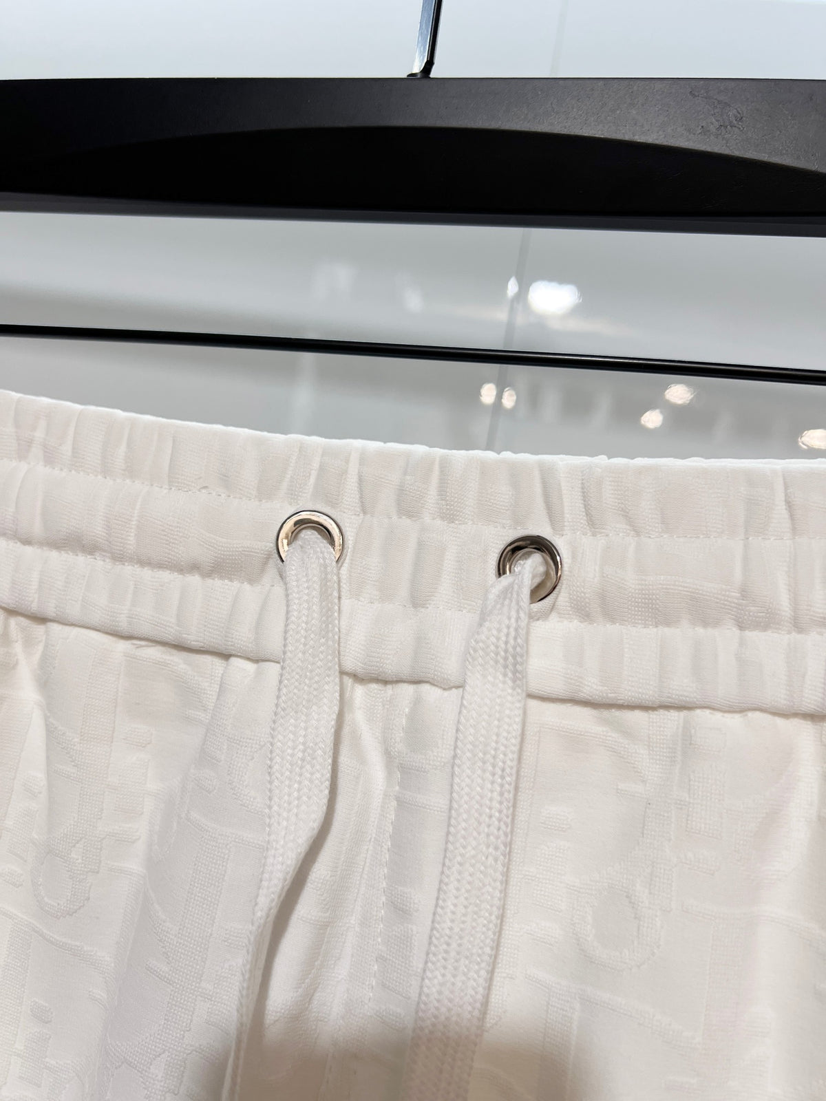 Full of floral letters, towel, jacquard casual shorts