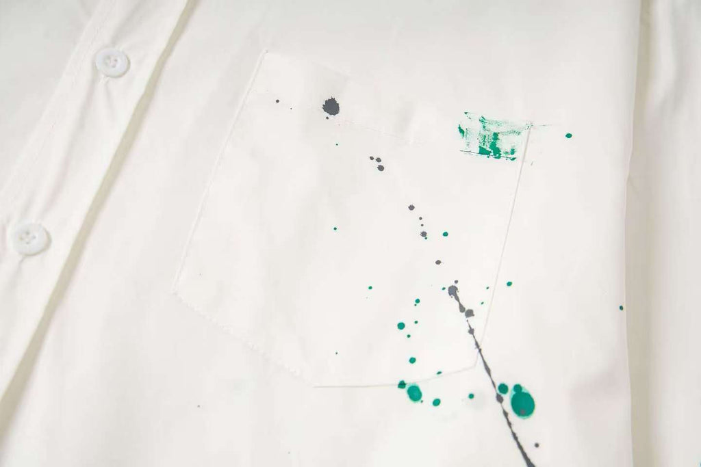 New splashed ink shirt