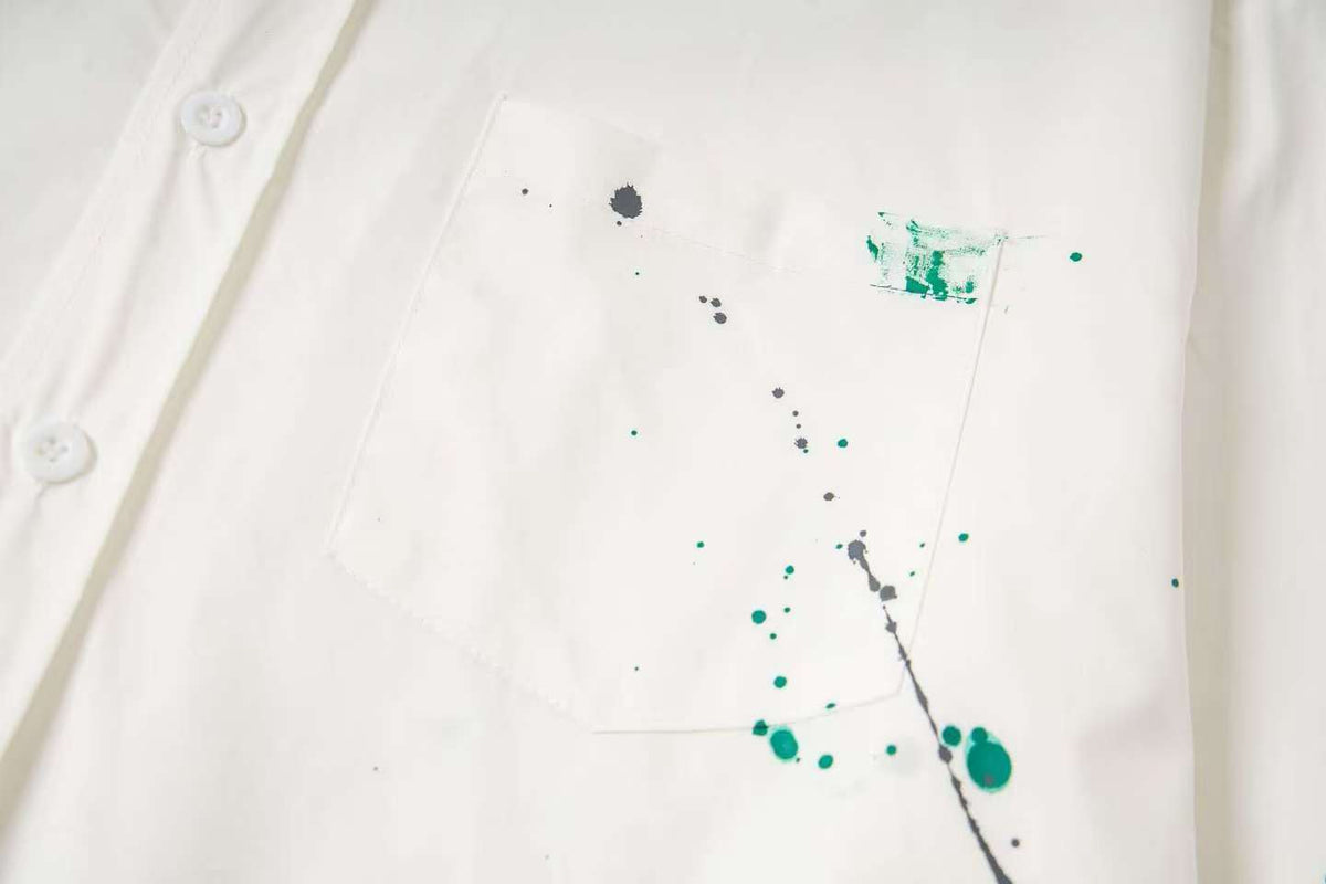 New splashed ink shirt