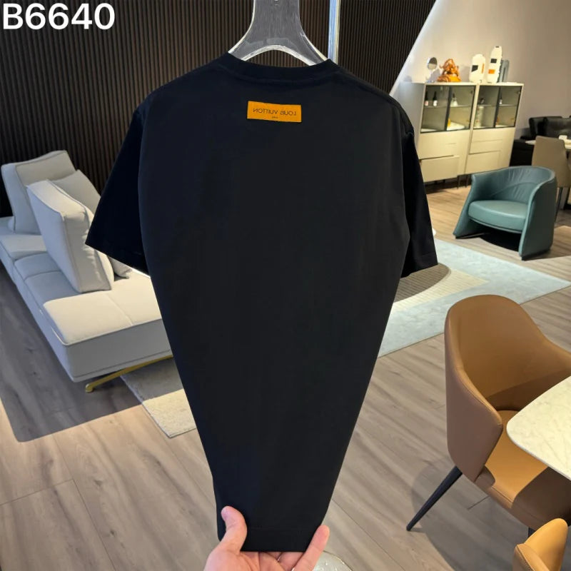 2026 New Embroidered Letter T-Shirt
