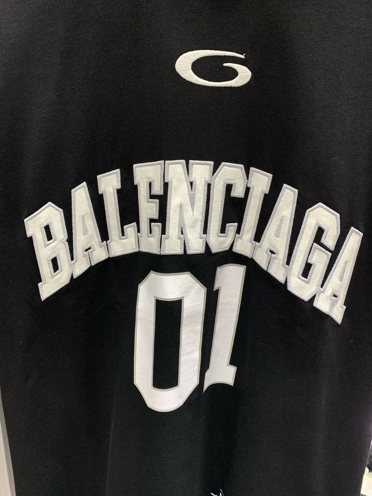 Basketball Appliqué Embroidered T-Shirt
