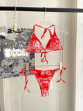 Hot selling animal print camisole swimsuit