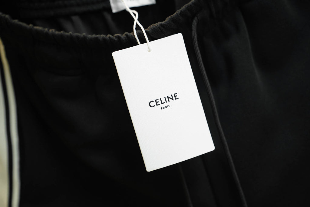 Classic side label woven ribbon embroidered letter shorts