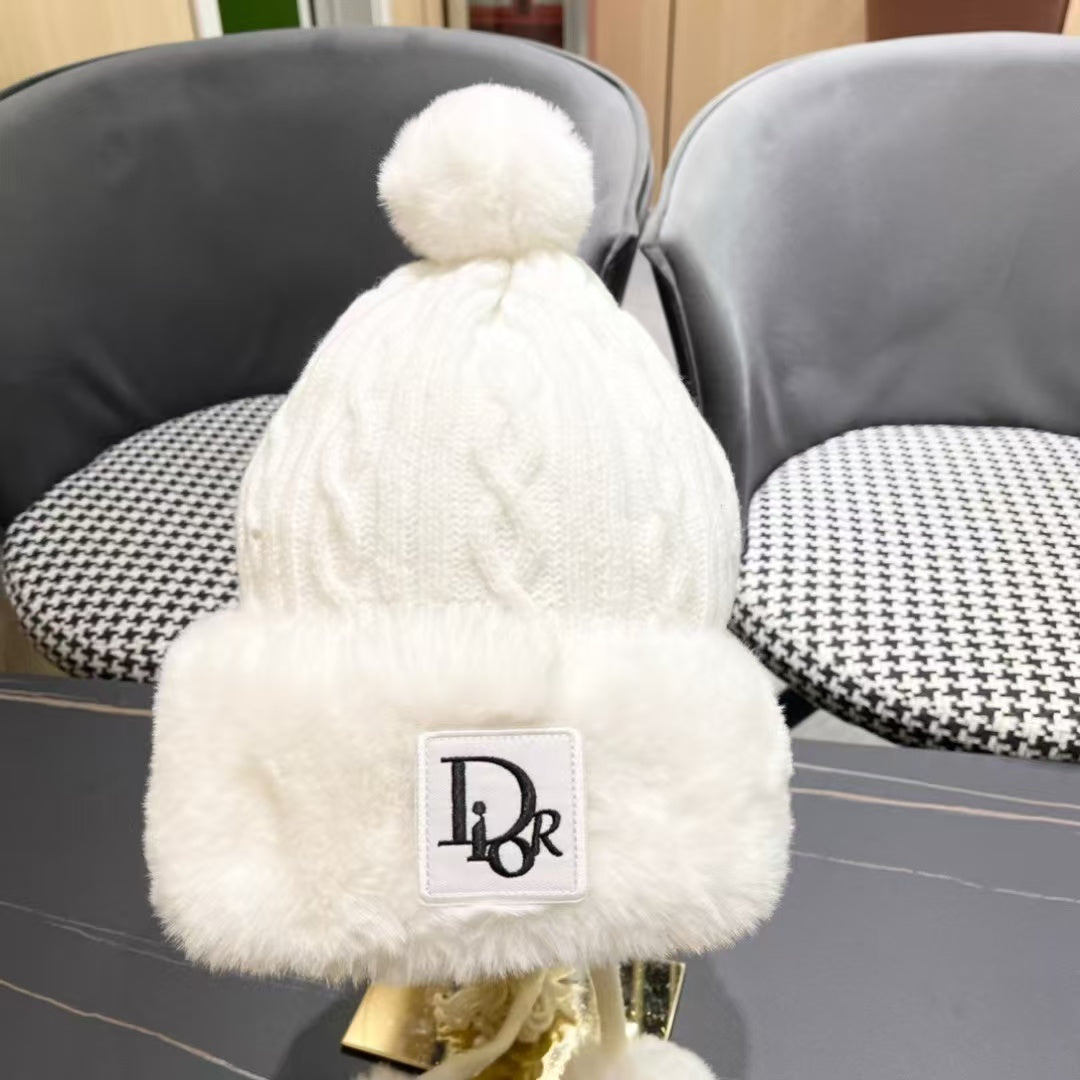 Ear protection knitted hat