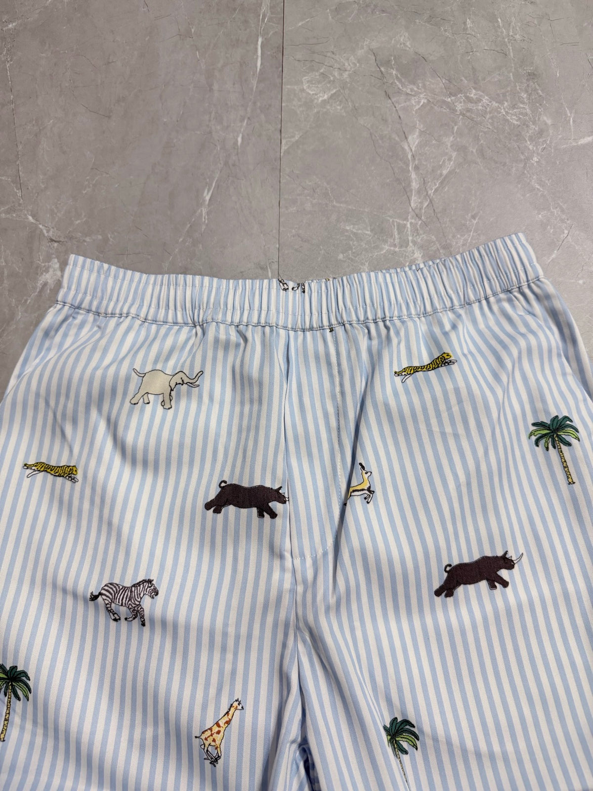 New striped shorts