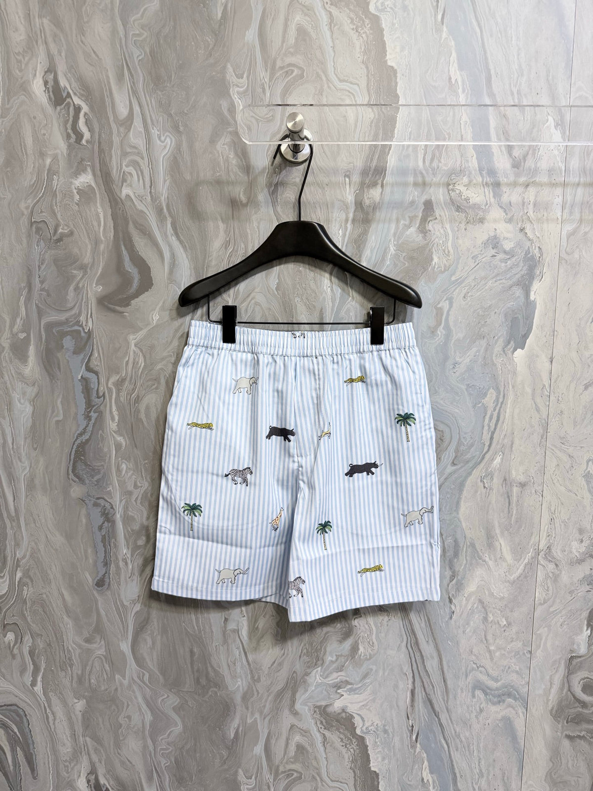 New striped shorts