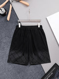 New washing process thin denim shorts