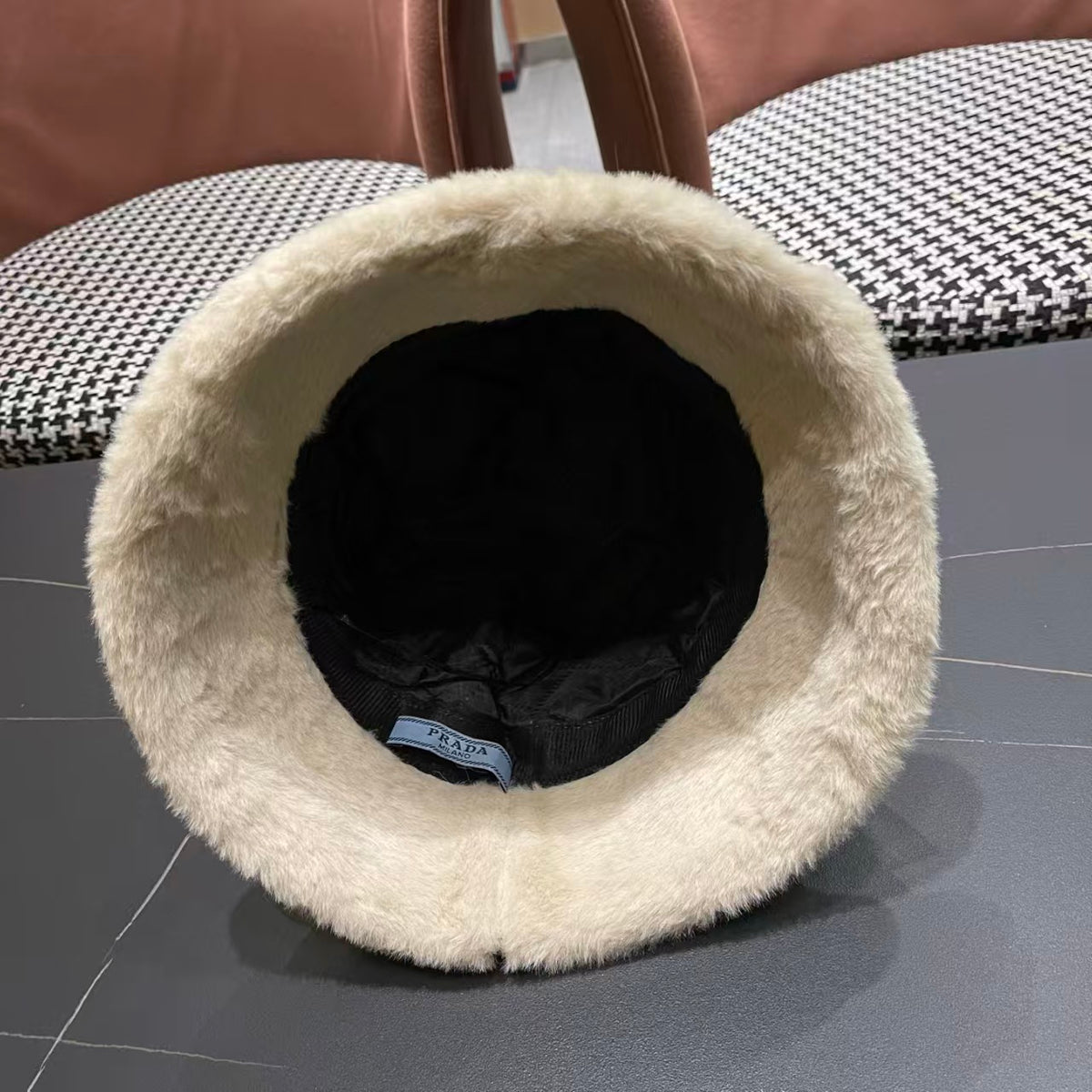New furry fisherman hat