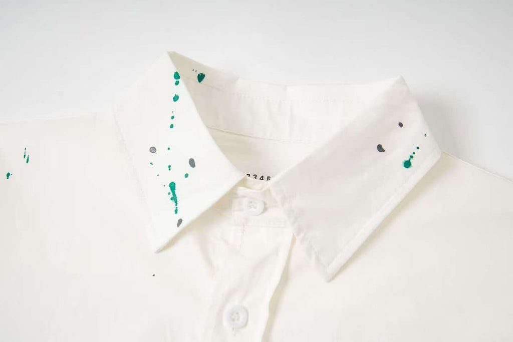 New splashed ink shirt