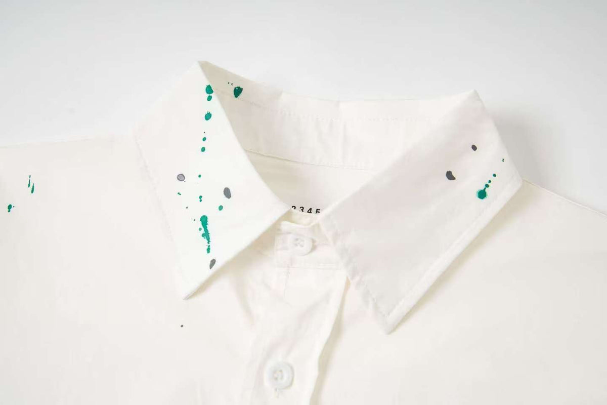 New splashed ink shirt