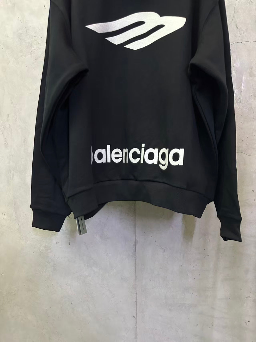 Embroidered hooded sweatshirt