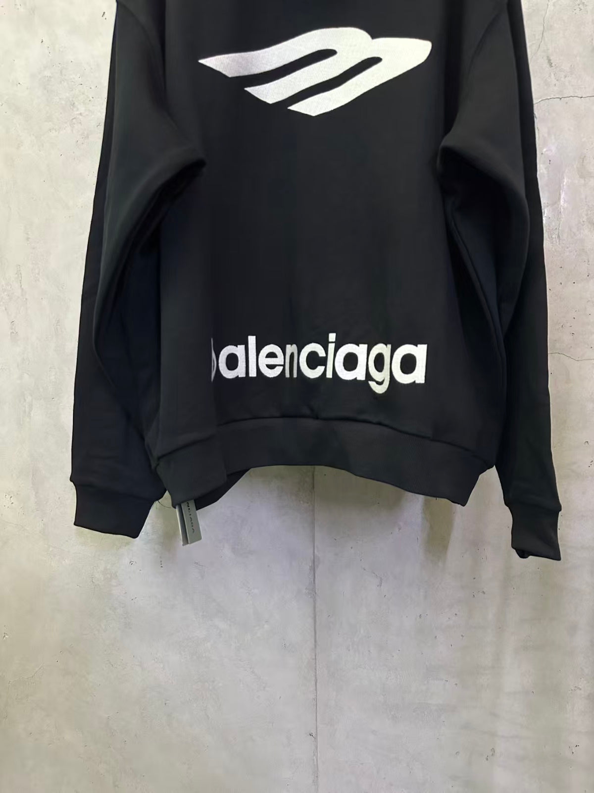 Embroidered hooded sweatshirt