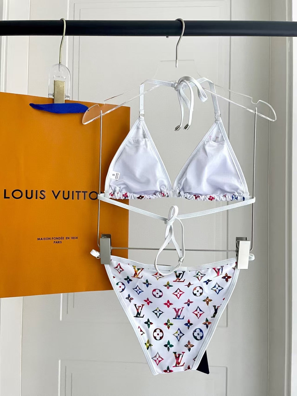 New printed letter swimsuit