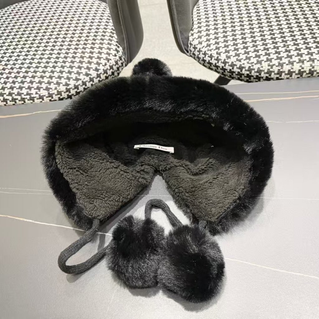 Ear protection knitted hat