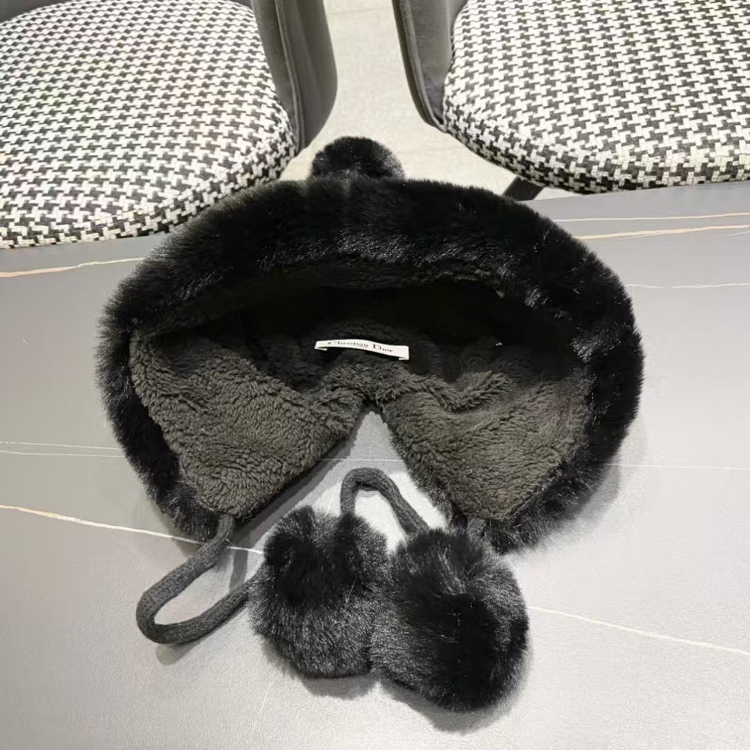 Ear protection knitted hat
